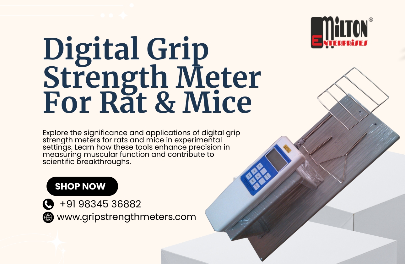 Understanding the Importance of Digital Grip Strength Meters for Rats and Mice in Scientific Research