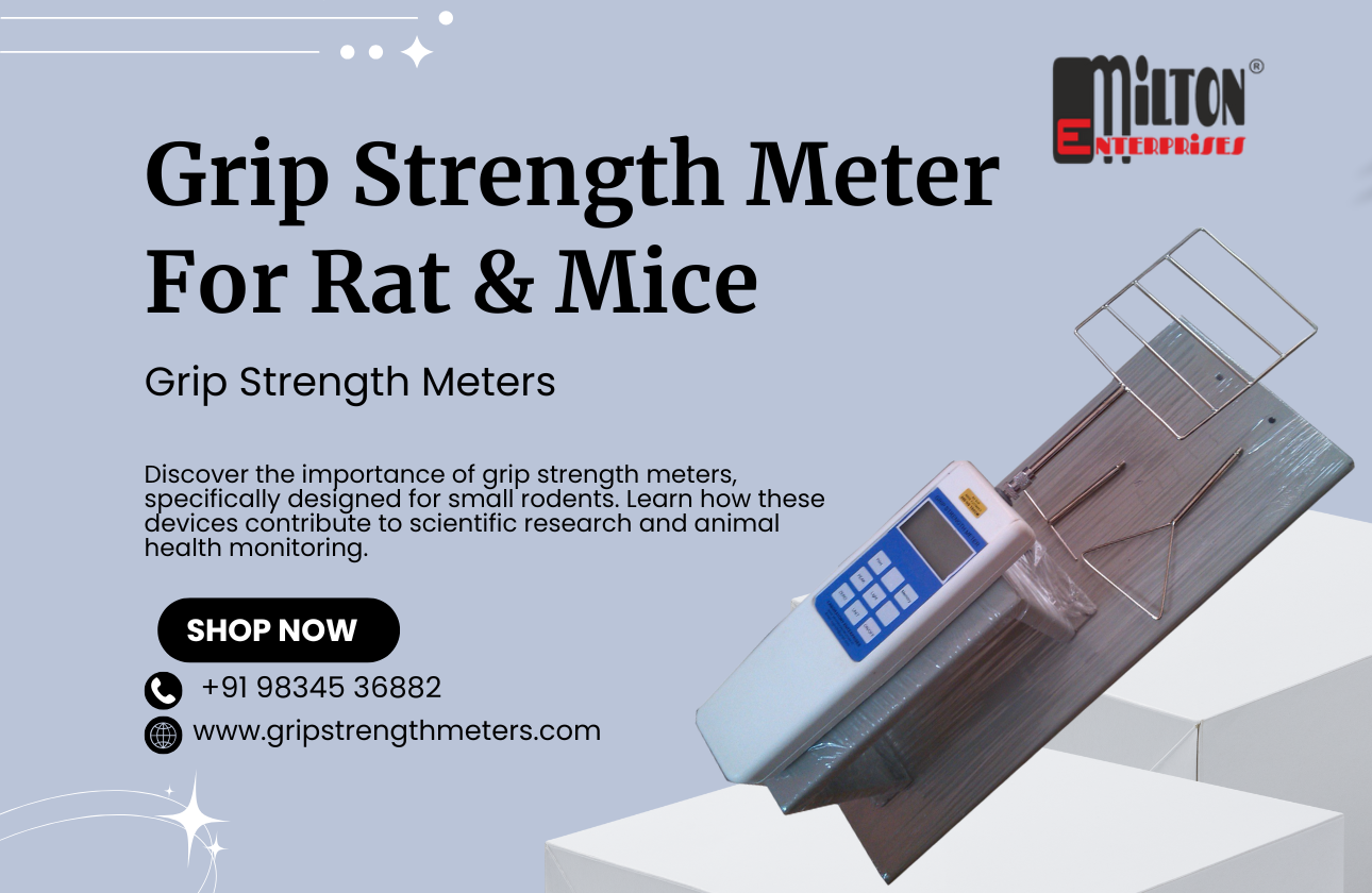 Unveiling the Power of Grip: Exploring Grip Strength Meters for Rats & Mice
