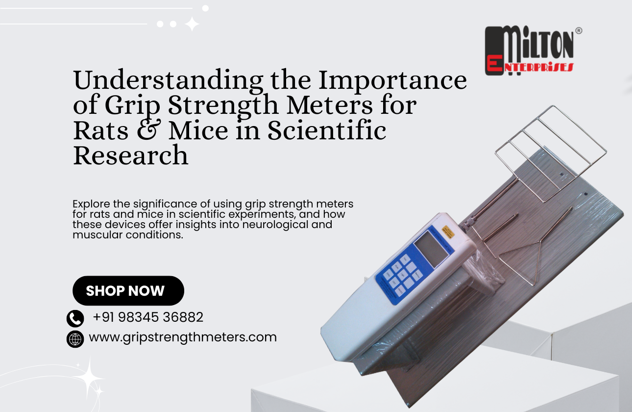 Understanding the Importance of Grip Strength Meters for Rats & Mice in Scientific Research