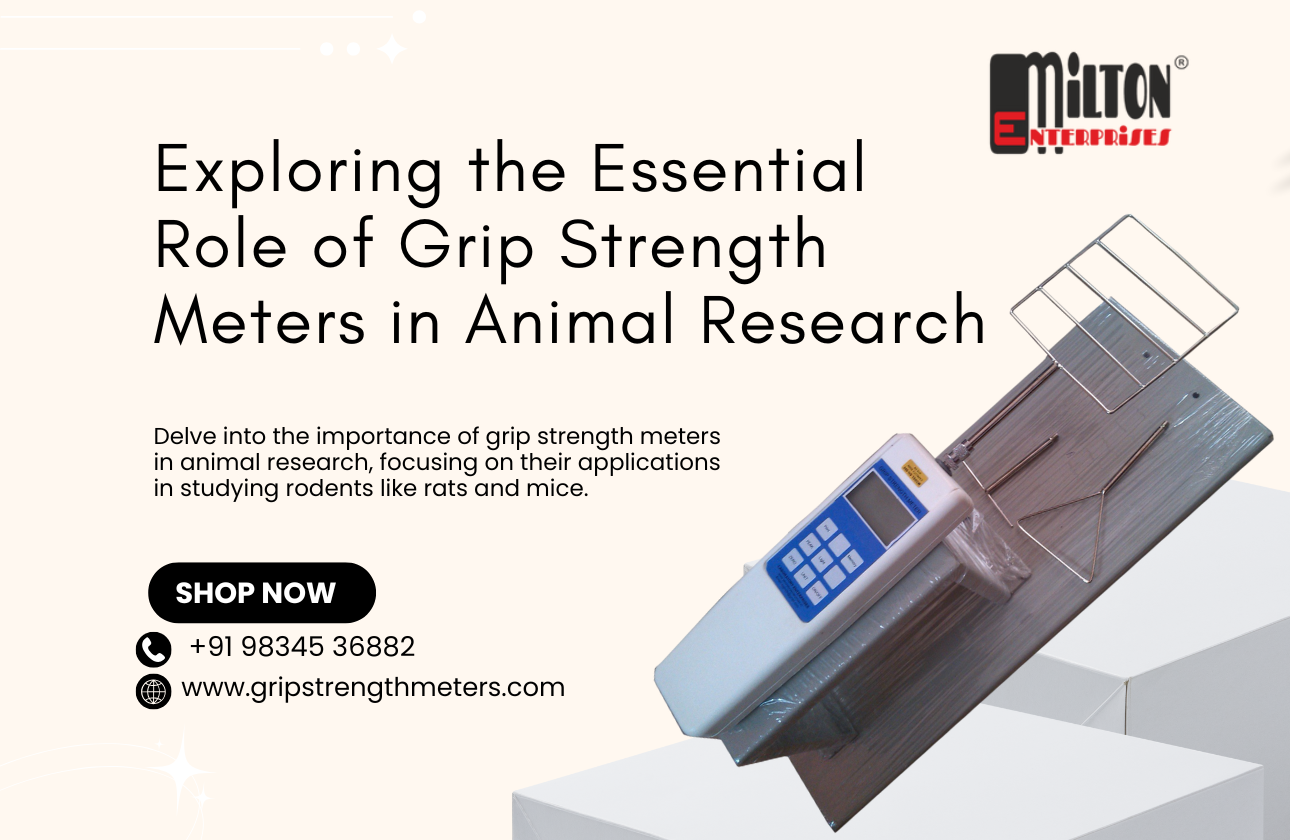 Exploring the Essential Role of Grip Strength Meters in Animal Research