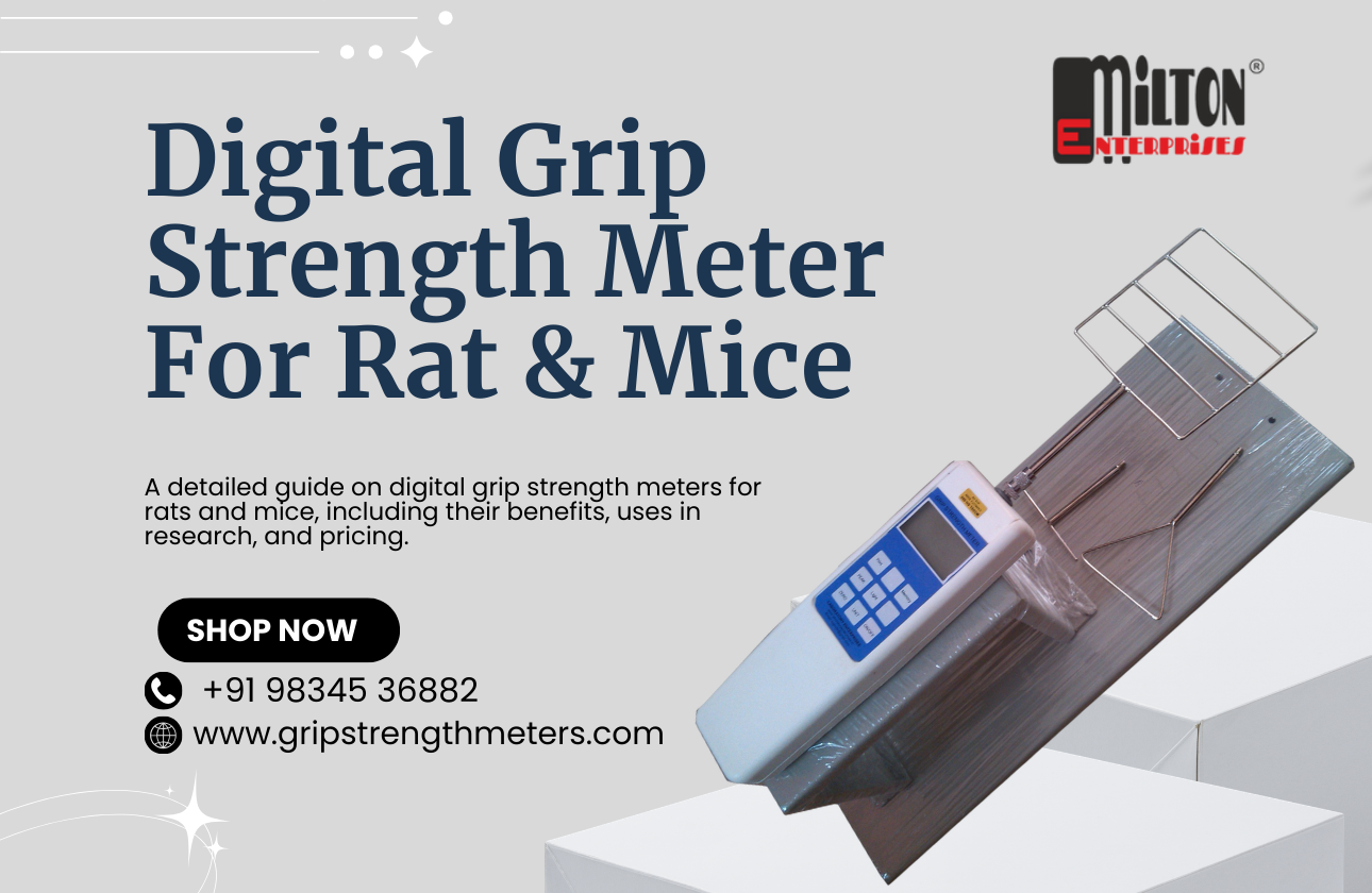 Exploring the Benefits of a Digital Grip Strength Meter for Rats and Mice